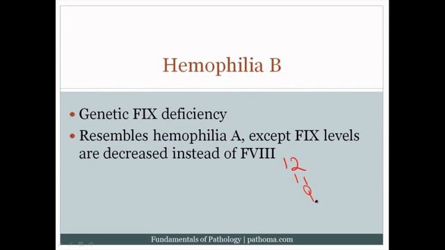 Pathoma USMLE - IV ГЛАВА - 2.Вторичный гемостаз, его нарушения