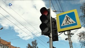 Новый светофор заработал на пересечении проспекта Невского и улицы Станционной в Петрозаводске