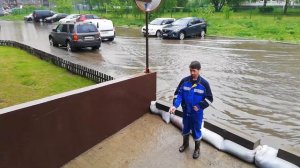 Подмосковье. Дожди уже скоро сутки как льют! Потоп!