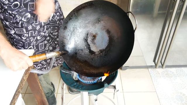 Как правильно обжечь ВОК | Подготовка новой сковороды WOK к работе | повторный запуск вок (Wok)