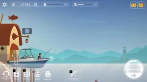 Словил большую рыбу в игре Fishing & life #3