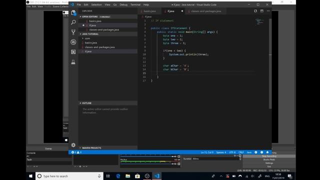 Let's code java - part 2 - If Statements