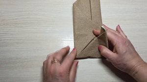 Как сделать конверт для денег без клея и ножниц за 5 минут