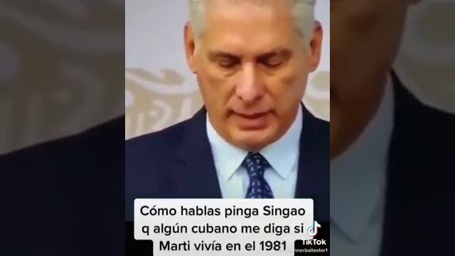 Díaz-Canel (Singa0) dice que Martí pronunció un discurso en 1981