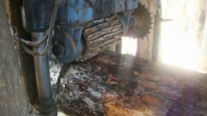 Распил бревна на доски