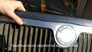 Покраска решетки радиатора Skoda Fabia 1 | Fix My Car