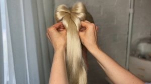 ОЧЕНЬ КРАСИВАЯ ПРИЧЁСКА НА 1 СЕНТЯБРЯ ЗА 5 МИНУТ! БАНТ ИЗ ВОЛОС! Very easy hairstyle for school ?