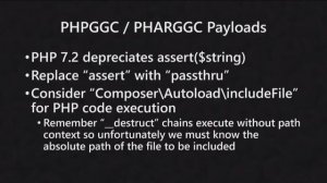 Black Hat USA 2018 - It's a PHP Unserialization Vulnerability Jim, but Not as We Know It