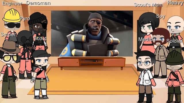 Gacha Club Reaction TF2 characters react to Taunt Fortress 2 смотреть онлайн