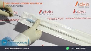 Chest Drainage Catheter  With Trocar