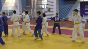 Стойка и передвижения в дзюдо- Руслан Гасымов на мастер классе перед турниром В.А.Соловьева.