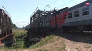 Электропоезд ЭД4М-0408 на станции Вырица | ED4M-0408, Vyritsa station