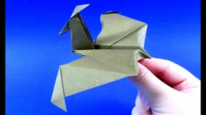 Как сделать динозавра из бумаги. Оригами динозавр - птерозавр