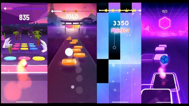 Color Hop Vs Hop Ball Vs Magic Tiles Vs Tiles Hop