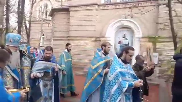 Крестный ход вокруг храма Казанской иконы Божией Матери в г.Кызылорда 04.11.2022 г.