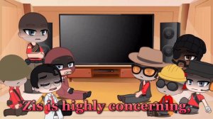 Team Fortress 2 reacts to Pyro as Michael Afton |FNAF X TF2|