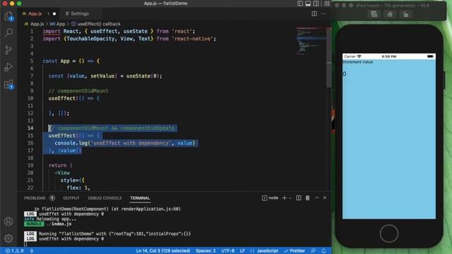 React Hooks in Functional Component.  React-Native Tamil. PART 8