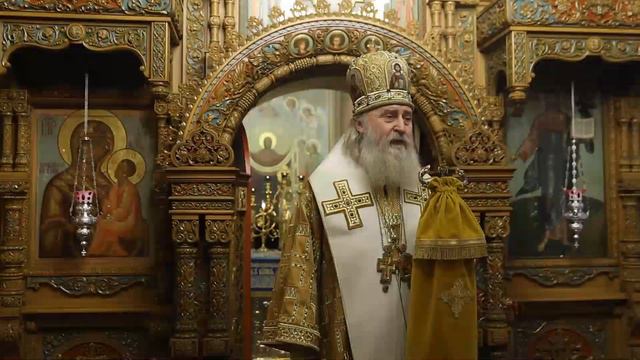 Проповедь митрополита Каширского Феогноста в Высоцком ставропигиальном мужском монастыре 30.12.23 смотреть онлайн