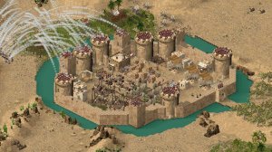 Stronghold. Прохождение Стронхолд. Карта №24 Смерть в дюнах.