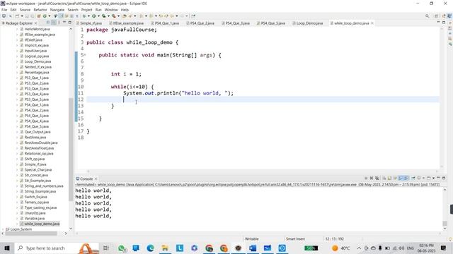 Introduction of Loops & While loop in Java | for, while, do-while | Tutorial #18