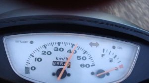 Honda dio AF -34  50cc Stoc, разгон