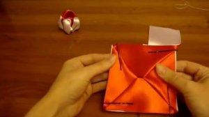 Тюльпаны из атласной ленты