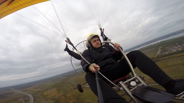 Параплан в Челябинске. Полёты 21 сентября 2016. смотреть онлайн