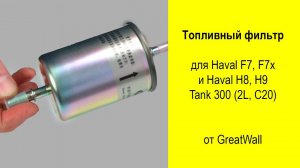 Haval F7, F7x, H8, H7, Tank 300 топливный фильтр 1117100XKW09A