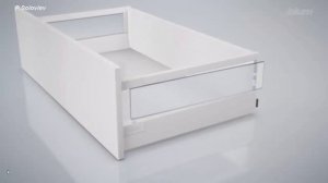 Блюм TANDEMBOX antaro, Монтаж ящика со стеклянной вставкой