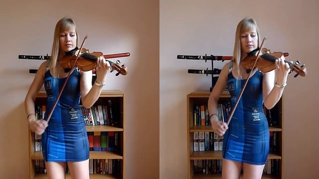 Lara plays 'I am the Doctor' on violins (Doctor Who) смотреть онлайн