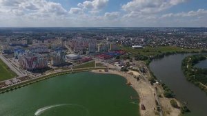 Город Спутник с квадрокоптера. ЛУЧШАЯ НАБЕРЕЖНАЯ в Пензе.