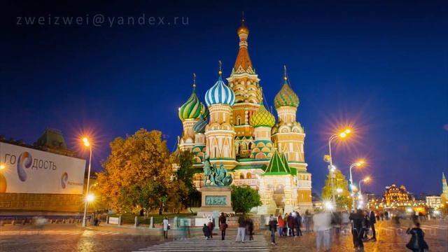 Панорамная съемка Москвы - 22 Time-laps, цейтраферная съемка