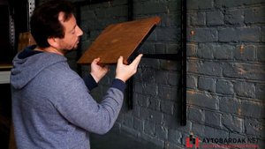 Монтаж деревянной полки