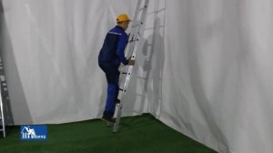 Лестница Алюмет 1х13 односекционная приставная