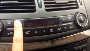 W211 вывод параметров климат контроля