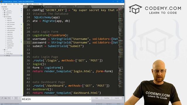 User Login with Flask_Login - Flask Fridays #22 смотреть онлайн
