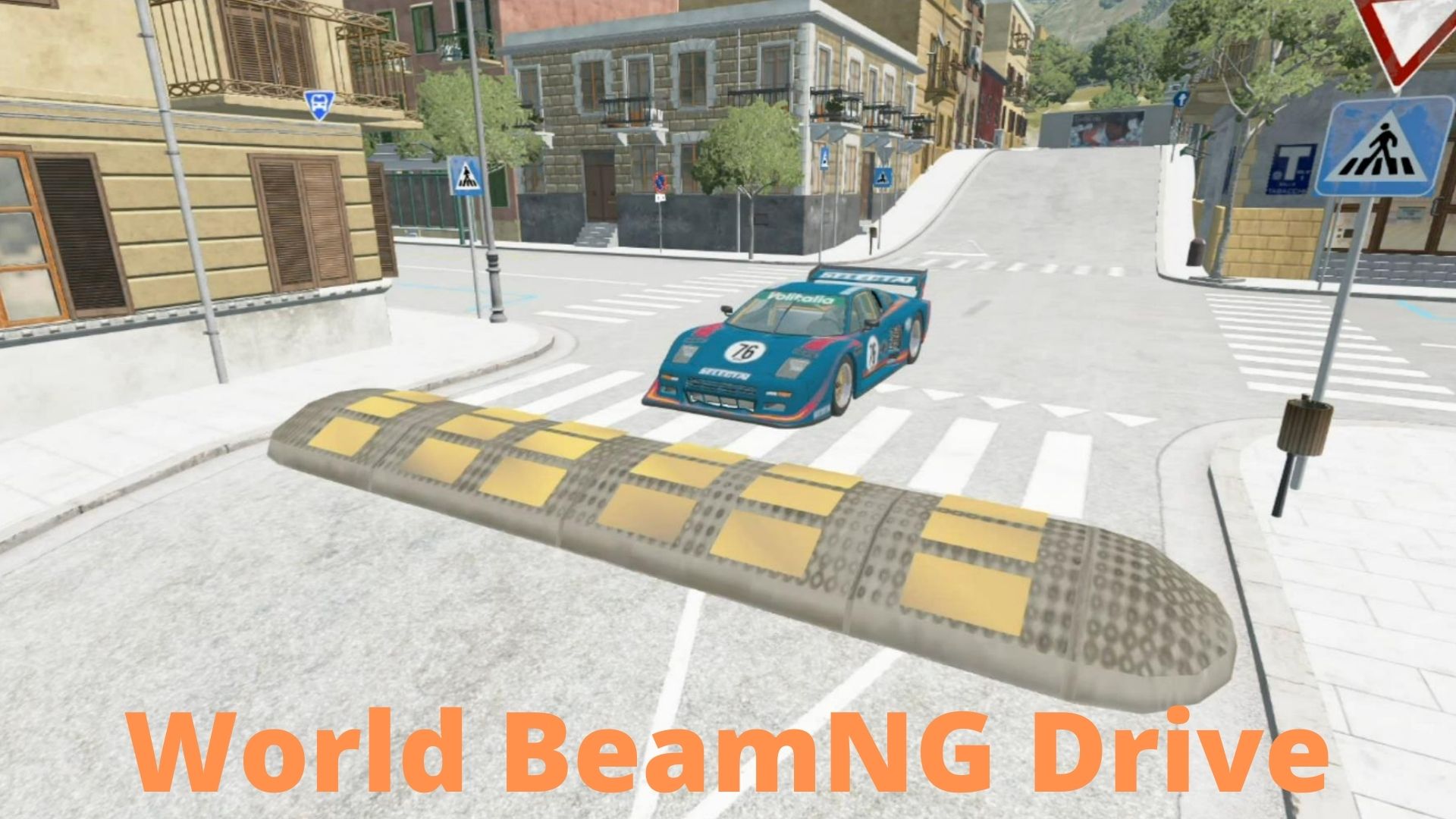 Машины против лежачего полицейского #1 - BeamNG Drive | World BeamNG Drive
