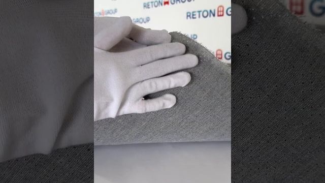 Экокожа  для автомобиля черная перфорированная Reton Group