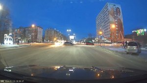 Регистратор джили тугела из Китая. Ночная съёмка