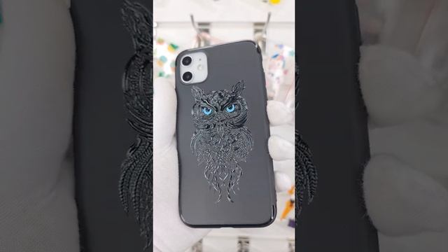 Силиконовый чехол Сова для iPhone 11 / Айфон 11