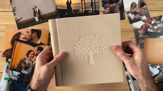 Альбом с чистыми листами для вклеивания фотографий "Дерево", цвет бежевый смотреть онлайн