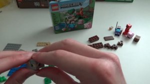 Building The Creeper Ambush Minecraft LEGO Set! | Adventurous Brick Studios