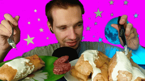 АСМР ЕДА / МУКБАНГ / СОЧНЫЕ ГОЛУБЦЫ С МЯСОМ / ИТИНГ / ASMR MUKBANG