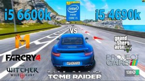 i5 6600k vs i5 4690k Test in 6 Games (GTX 1050Ti)