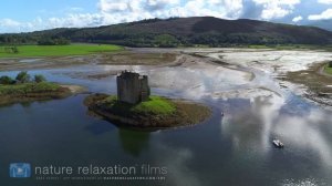 FLYING OVER SCOTLAND (Highlands Isle of Skye) 4K UHD Drone Film + Healing Music for Stress Relief