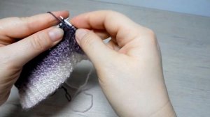 Вязание спицами одежда для куклы шапка с помпоном