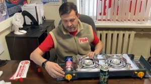 Плита двухконфорочная газовая TOURIST TWIN-HIT