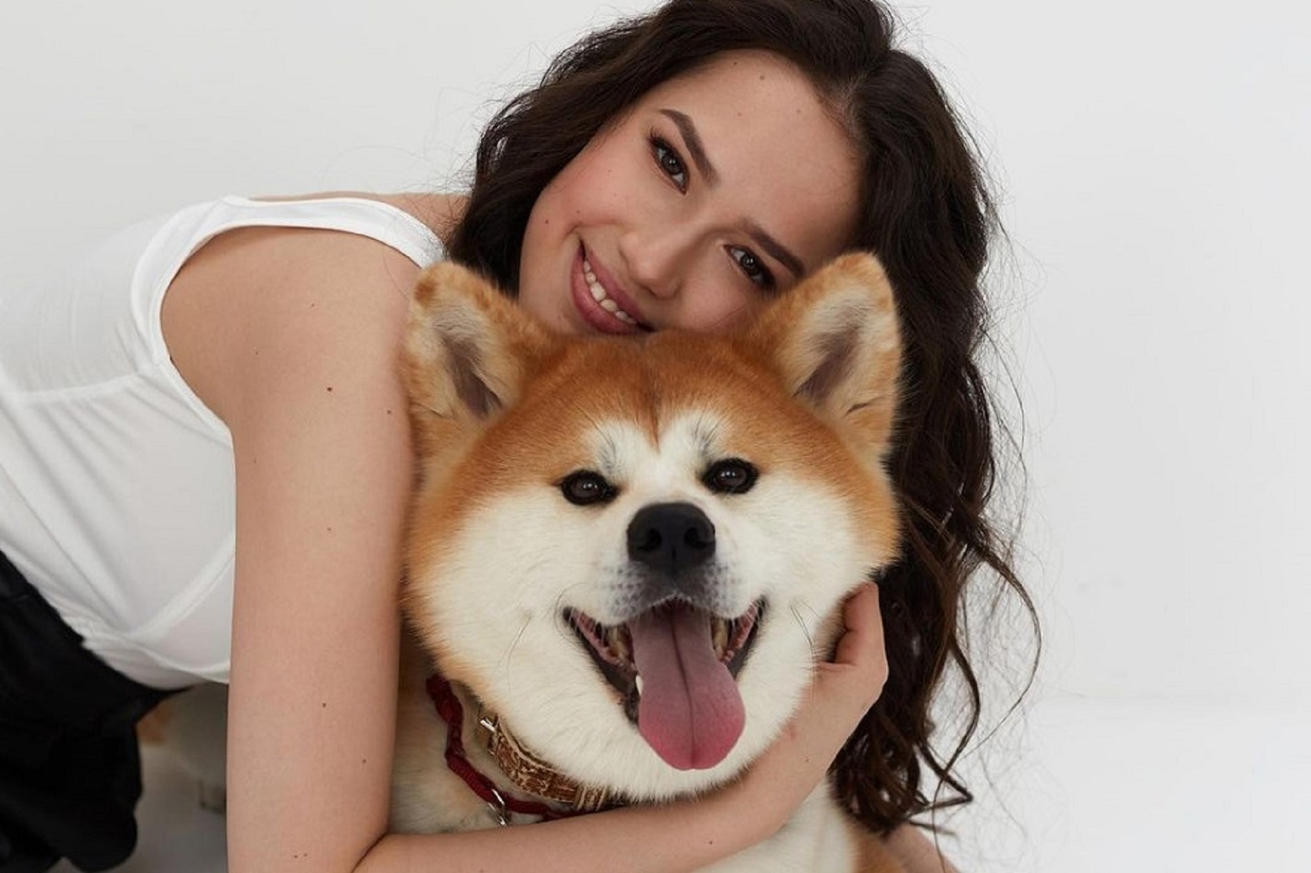 азиатка с собакой онлайн фото 18