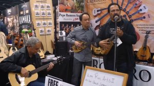 NAMM 2018 Romero Creations booth Jerome Koko, Daniel Ho & Jay Molina