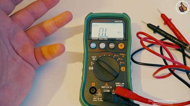 Mastech MS8239D - Обзор инструкция мультиметра